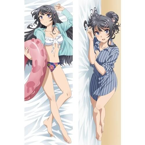 2020-June Update Anime Rascal Does Not Dream of Bunny Girl Koga Tomoe Dakimakura Pillow Case Shoko Hugging Body Pillow Cover