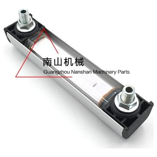 Free shipping for SANY Sy65 75 135 215 235-8-9 Hydraulic Oil Scale Hydraulic Oil Tank Level Meter Excavator Accessories