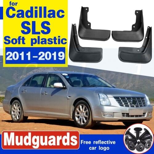 Car Mudflap Mud Guard Flap Splash Flaps for Cadillac SLS 2011-2019 Fender Mudguard Car Front Rear wheel Soft plastic Accessories