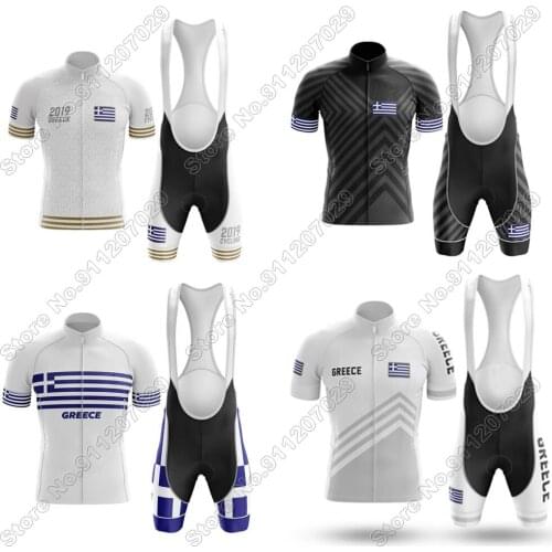 Quick-Dry Greece 2021 Cycling Set Mountain Bike uniform New Summer Men Cycling Jersey Road Bicycle Clothing MTB Bicycle Wear