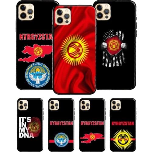 Kyrgyzstan Flag For iPhone 12 Pro Max Mini 7 8 Plus Phone Case For iPhone 11 Pro Max XS XR X SE 2020 Cover