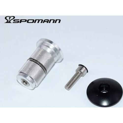 Aluminum alloy headset core expansion screw with cap hanging heart for 28.6mm fork bicycle accessories