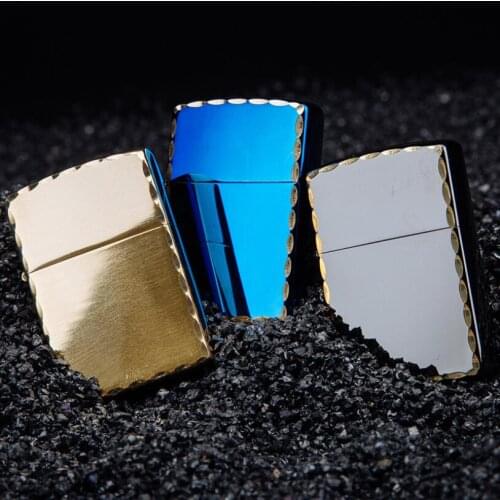 Zorro Kerosene Lighter Smooth Plate Drawing Lace Metal Windproof Creative Gift Gasoline Oil Lighter