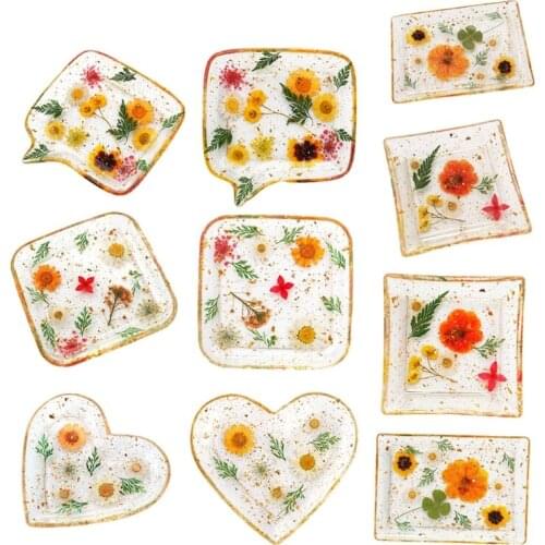 Handmade Dish Molds Silicone Jewelry Tray Molds Soap Dish Candle Holder Container Epoxy Resin Casting Molds Craft Tools