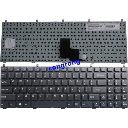 Laptop US Keyboard For Clevo P150 P150HM P170HM P151EM W150HRM W170ER Keyboard without frame