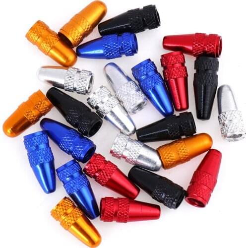 5Pcs Bike Presta Valve Cap MTB Wheel Rim Tyre Stem Air Valve Caps Bicycle Presta Aluminium Pressure Valve Caps Dust Cover NEW