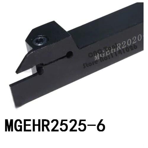 MGEHR2525-6 25*25mm External Grooving Turning Lathe Bar Tool Holder For Lathe Machine CNC Cutting Turning Tool Set Holder
