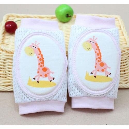 Cartoon Baby Knee Pads Anti Slip Mesh Cushion Crawling Protector Cotton Kids Kneecaps Children For Grils Boys Leg Warmers 0-3Y