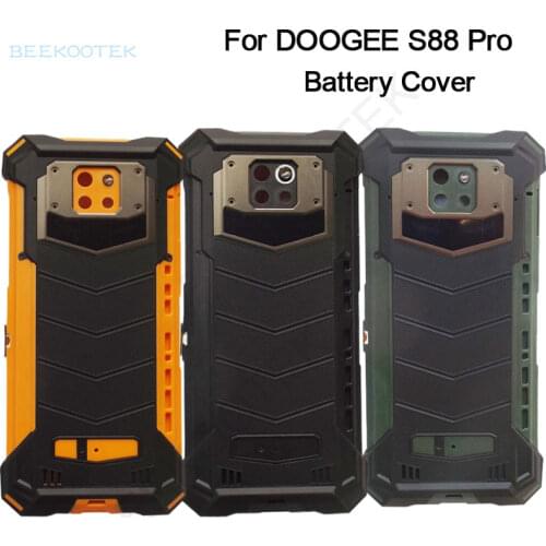 New Original For Doogee S88 Pro Phone Battery Back Cover Housing Case With NFC Wireless Charging Usb Board Fingerprint FPC Part