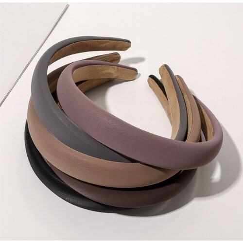 New Headbands for Women Hair Hoop Elegant Colorful Solid Color Cortex Fashion Headband Hair Band Girls Hair Accessories Bezel