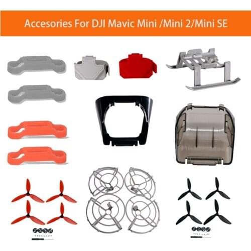 Landing Gear for DJI Mavic Mini/MINI 2/Mini SE Drone Propeller Guard Holder Sunhood Sticker Film Battery Cover Drone Accessories
