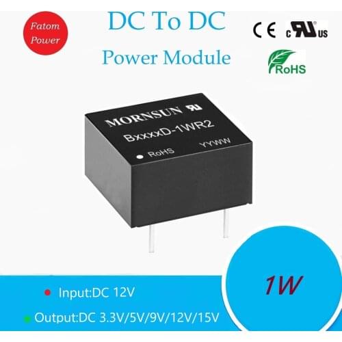 DC12V To DC 3.3V 5V 9V 12V 15V 1W Step Up IC Boost Convert Chip Step Down Voltage Isolated Power Module DIP Package