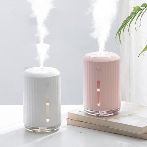 Cute 220ML Ultrasonic Air Humidifier Aroma Essential Oil Diffuser for Home Car USB Fogger Mist Maker LED Lights Air Freshener