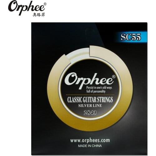 Orphee SC55 028-043 Classical Guitar Strings nylon silver jacketed wire Vacuum Packaging guitar parts