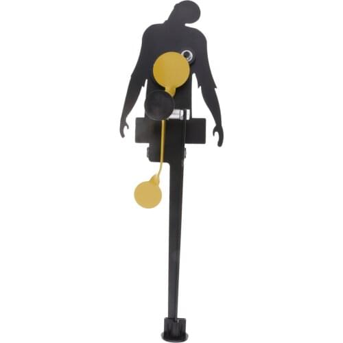 Heavy Duty Steel Zombie Target Reset Hunting Shooting Training Target Gear