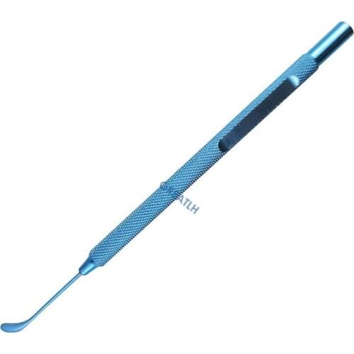 Titanium corneal Epithelium spatula double Eyelid Tools