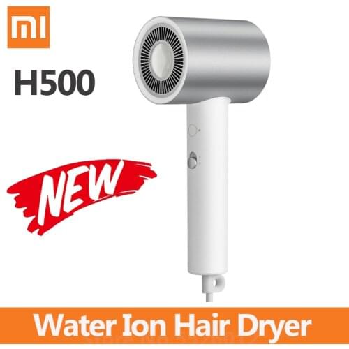 Xiaomi Mijia Water Ion Hair Dryer H500 Hair Care Portable Hairdryer With Diffuser Quick Dry Hair Intelligent Temperature Control