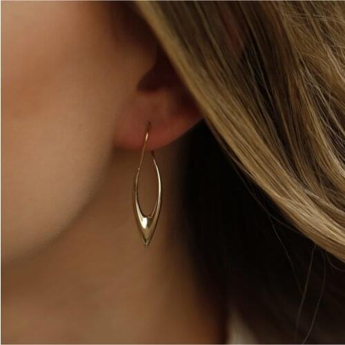 Womens Modern Geometric Gold Earrings For Women Extraordinary Earrings Jewelry