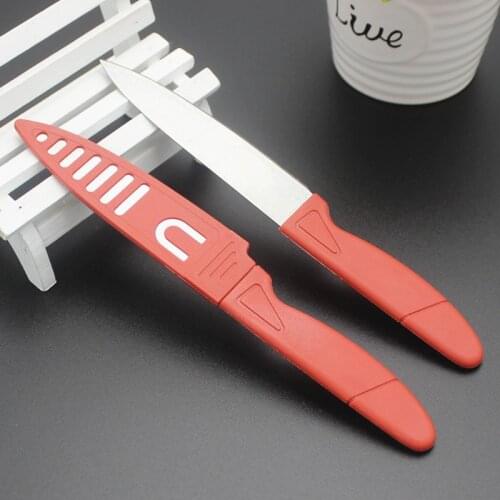 1 PCS portable sharp fruit knife stainless steel household kitchen peeling portable Nordic cut vegetables and fruit knife