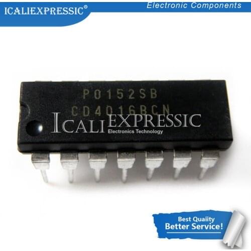 10PCS CD4016BE CD4016 DIP-14 In Stock