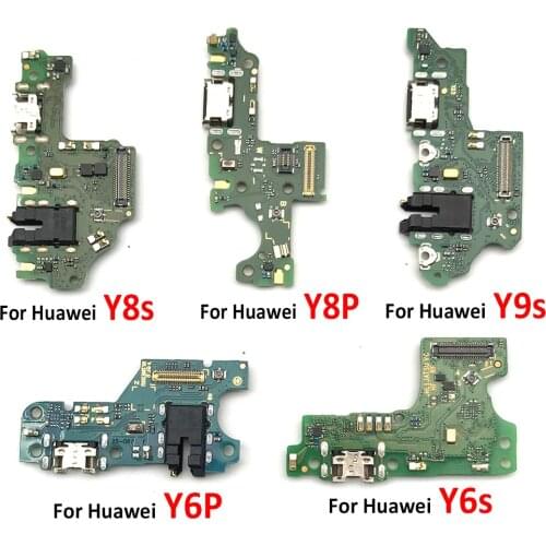 100% Original USB Charger Dock Connector Charging Port Board Flex Cable For Huawei Y7P Y6S Y6P Y8P Y8S P40 Lite 5G / P40 Lite E