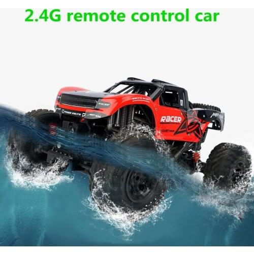 2.4G Radio Control Car 4WD IPX4 Electric RC Car Bigfoot Climbing Off-road Vehicle Kids Gift Outdoor Toys Play Time 15 Minutes
