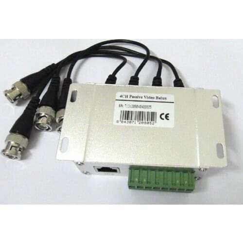 4CH 8CH CCTV 4 Channel Passive Transmitter Video Balun BNC Female to UTP Rj45 Cat5