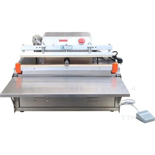 YTK Automatic Seafood Fresh Food Vacuum Sealer Snack Cashew Nut Fruit Fish Sausage External Vacuum Sealing Packing Machine