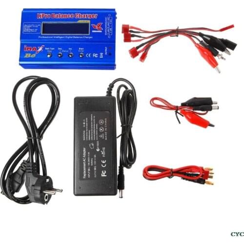 IMAX B6 AC Lipo NiMh Li-ion Ni-Cd RC Battery Balance Charger Discharger EU Plug Drop Shipping