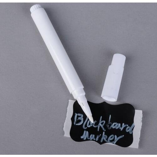 1PC White Liquid Chalk Pens for Wall Sticker Kids Room Blackboard Kitchen Jar Convenient Removable Mark Pens Kawaii Stationery