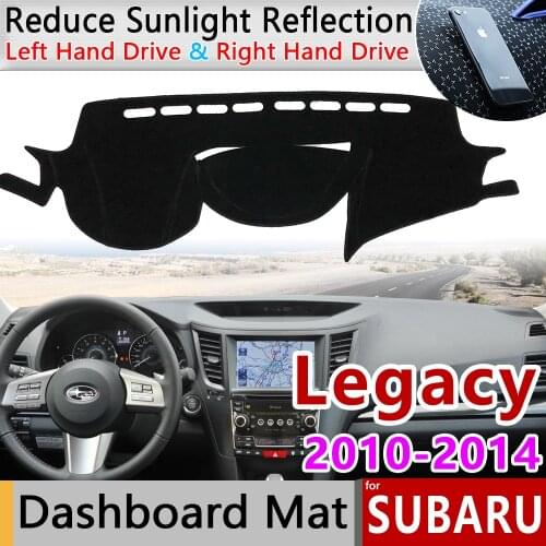 For Subaru Legacy 2010 2011 2012 2013 2014 Anti-Slip Mat Dashboard Cover Carpet Sunshade Dashmat Carpet Accessories WRX STI B4