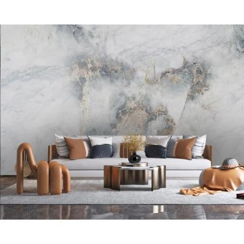 Beibehang Custom photo wallpaper light luxury glittering gold abstract landscape marble pattern TV background papier peint mural