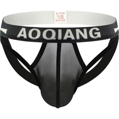 Underwear Men Ice Silk Seamless Briefs Belt Fashion Mesh Sexy Double Thong Panties Mens Panties Cheap and Free Shipping