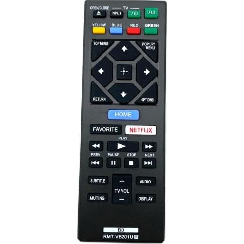New RMT-VB201U Replaced Remote for Sony Blu-ray BDP-S3700 BDP-BX370 BDP-S17 Z7W4 BDP-S1700