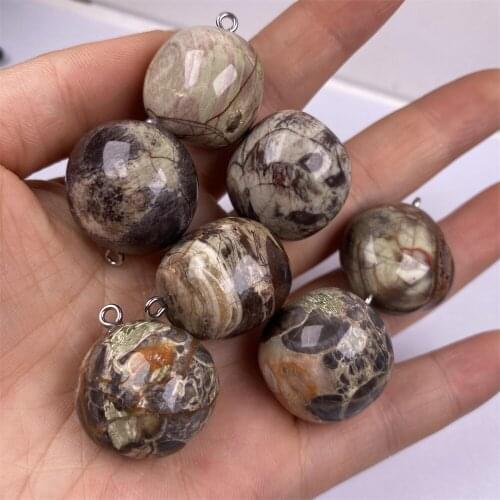 Natural Semiprecious Stone Pendant Infinity Pablo Picasso Stone For DIY Of Necklace Bracelet 18x26mm-20x30mm