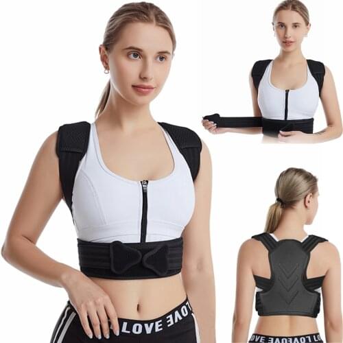 Adjustable Posture Corrector Spine Back Support Belt Shoulder Brace Fixer Orthosis Health Care Wellness Adjustable Adult Unisex