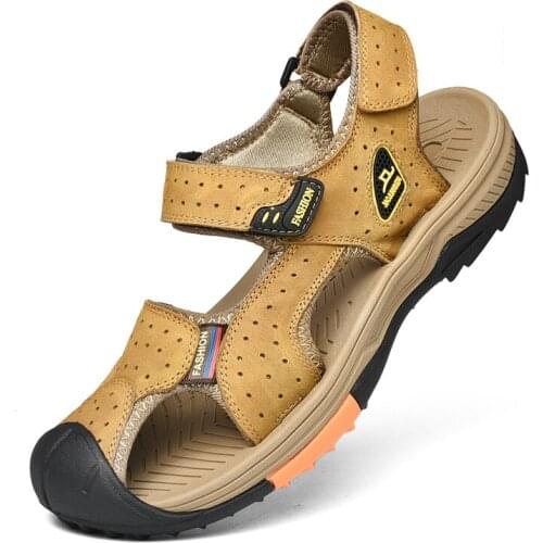 Sandalsslippers rubber verano sport cuero mens leather hombre 45 beach slipper men seguridad sapatillas indoor soft summer flip