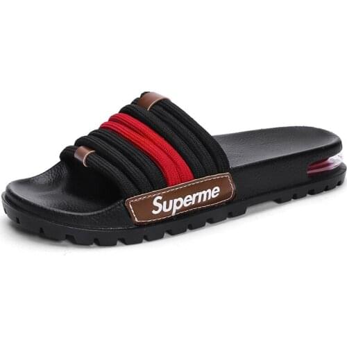 Slippers Mens Sandals Non-slip Mens Flip-Flops Outdoor Beach Trendy Fashion Outer Wear Sandals