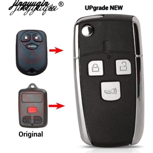 Jingyuqin 3 Button Modified Flip Folding Car Key Shell For Toyota BYD F3 F3R Remote Keyless Entry Transmitter Car Key Shell
