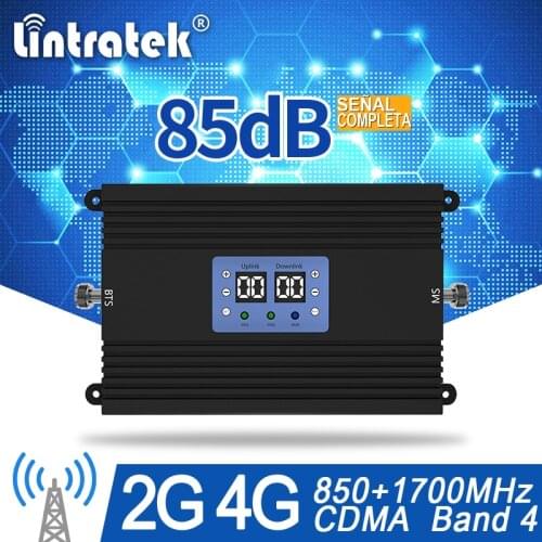 85db Amplificador de señal CDMA 850 LTE 1700 Signal Booster Cellphone Signal Repeater LTE Amplifier Band 5 Band4 Booster #15