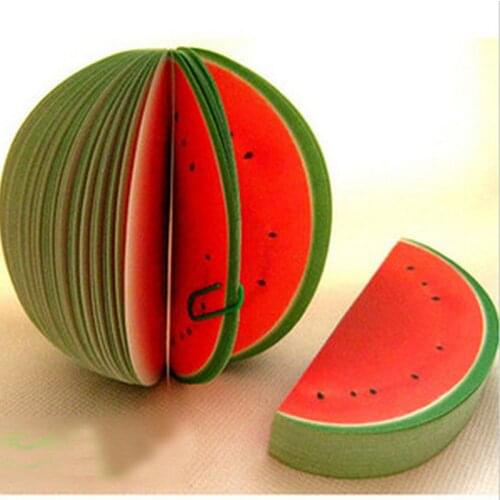 1pc Watermelon Fruit Style Memo Pad Paper Notes Office School Stationery Notepad