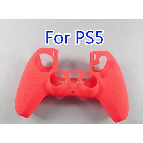 1PCS Colorful Handle Sleeve Silicone Case Dustproof Skin Protective Cover Anti-Slip for S-ony PlayStation PS5 Controller Game
