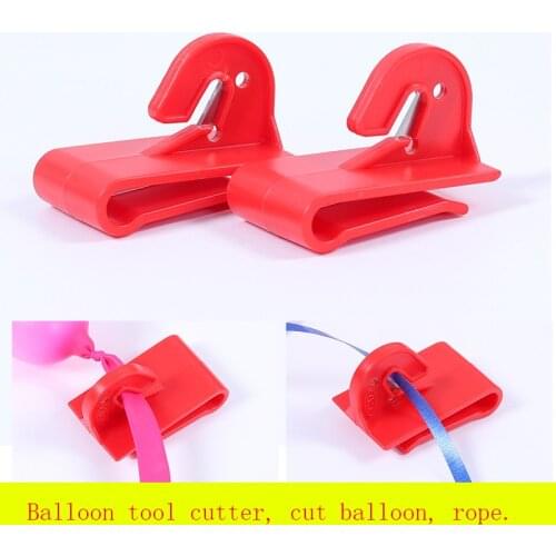 1pcs balloon ribbon cutter party supplies balloon accessories fixed on the belt balloon blade cutting ribbon burst balloon party