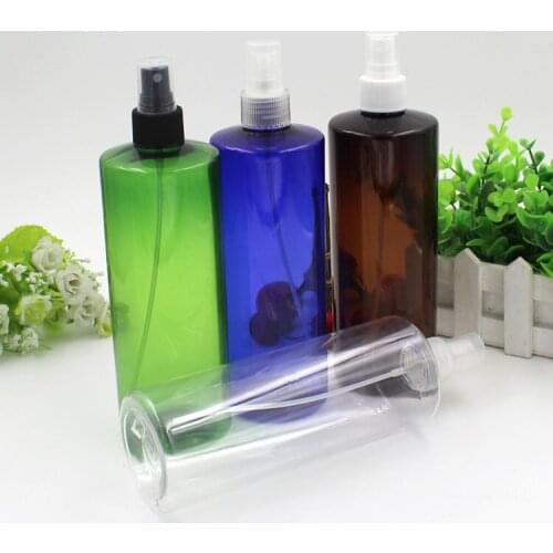 2/10pcs 500ml Cosmetic Sprayer Bottle with Black/White/Clear Atomizer Head Cover Cap Lid Cosmetic Liquid Sub bottling container