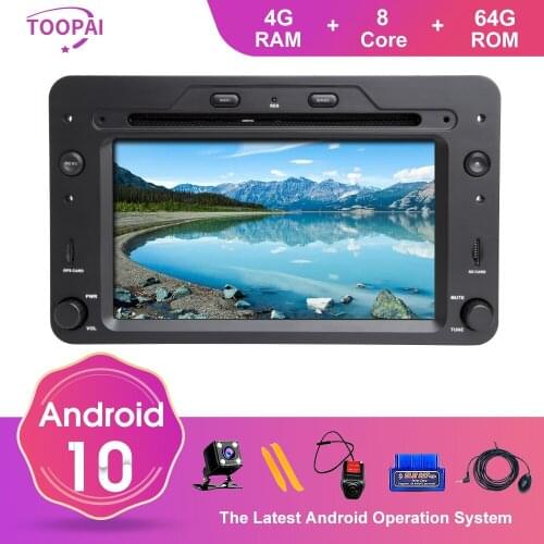 TOOPAI Android 10 For Alfa Romeo Spider Brera 159 Sportwagon Auto Radio GPS Navigation Car Multimedia Player DVD CD SWC Player