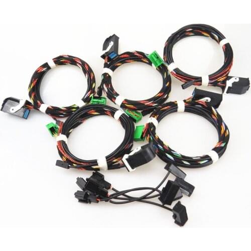 AZQFZ MIC Bluetooth Microphone+Harness Cable Plug For VW Passat B6 B7 Golf MK5 MK6 Transporter T5 CC NMS Tiguan Touran 3BD035711