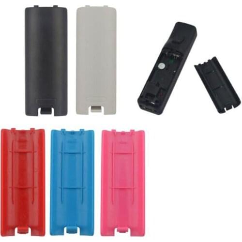 1PCS ABS Battery Lid Door Pack Shell Cover Case Replacement Repair Part for Nintend Wii Remote Right Hand Controller Accessory