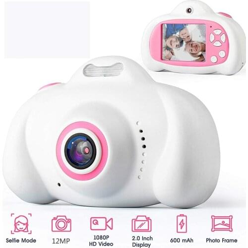 Toys Camera Mini 2.0 inch HD IPS Screen Children Kids Camera 1080P Video Recorder Flash Photo 12MP Camcorder For Kids Gift