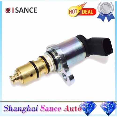 ISANCE AC Compressor Control Solenoid Valve 1K820859F 1K0820803 For VW PXE16 PXE13 Compressors Beetle CC Golf GTI Jetta Passat