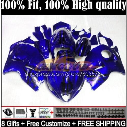 Injection For SUZUKI GSXR1300 Hayabusa 1996 1997 1998 1999 2000 2001 20CL.165 glossy blue GSXR-1300 CC 02 03 04 05 06 07 Fairing